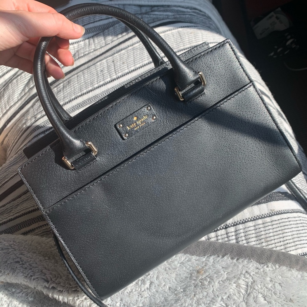 Authentic Kate Spade Black Rectangular Bag